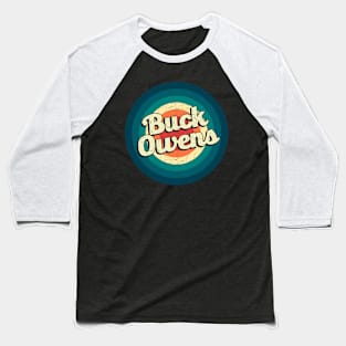 Graphic Buck Name Retro Vintage Circle Baseball T-Shirt